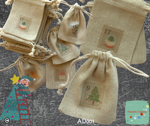 Advent Draw String Bags AD001