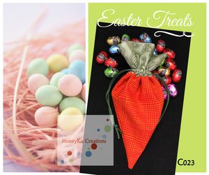 Easter carrot drawstring bag C023