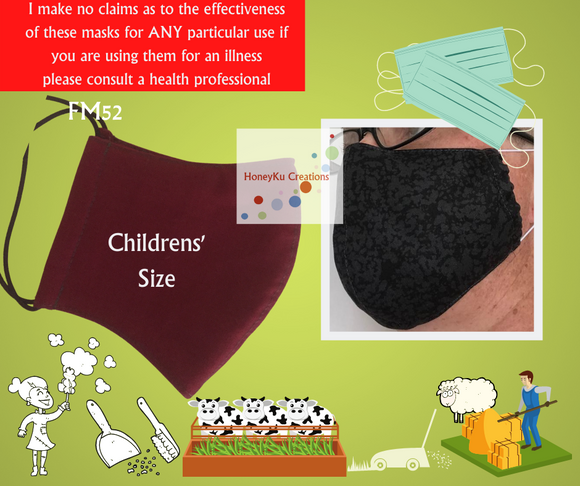 Child Size Dust Face Mask FM52