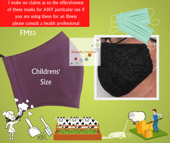 Child Size Dust Face Mask FM53