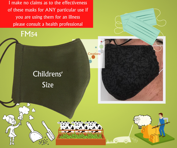 Child Size Dust Face Mask FM54