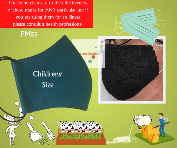 Child Size Dust Face Mask FM55