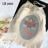 Draw String Bag 50cm x 40cm LB 0456 SUPER HERO GIRL