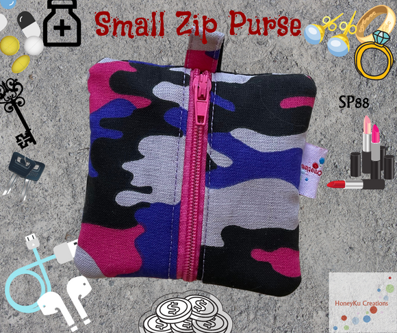 Small Zipper Purse sp88