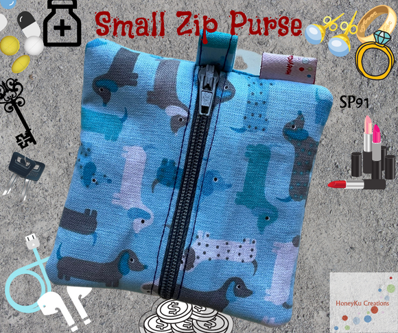 Small Zipper Purse sp91