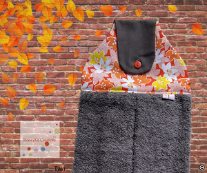 Towel with Button Over Top Tab 961 grey towel