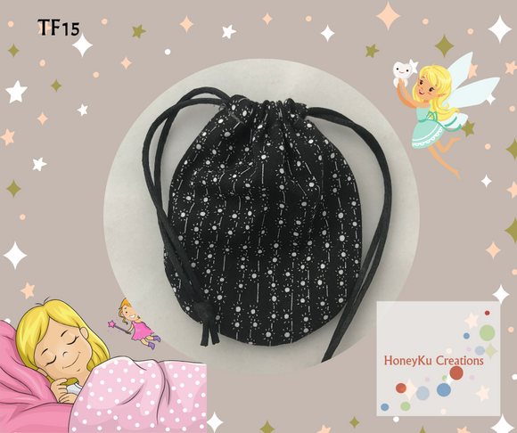 Small rounded drawstring bag TF15