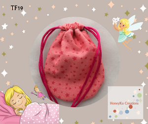 Small rounded drawstring bag TF19