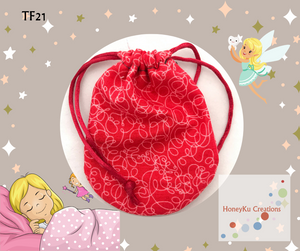 Small rounded drawstring bag TF21