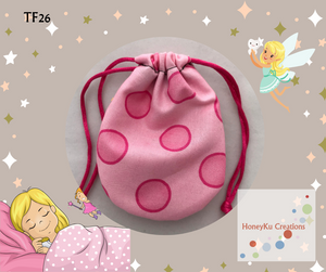 Small rounded drawstring bag TF26