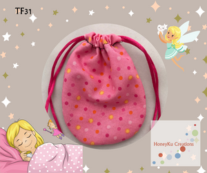 Small rounded drawstring bag TF31