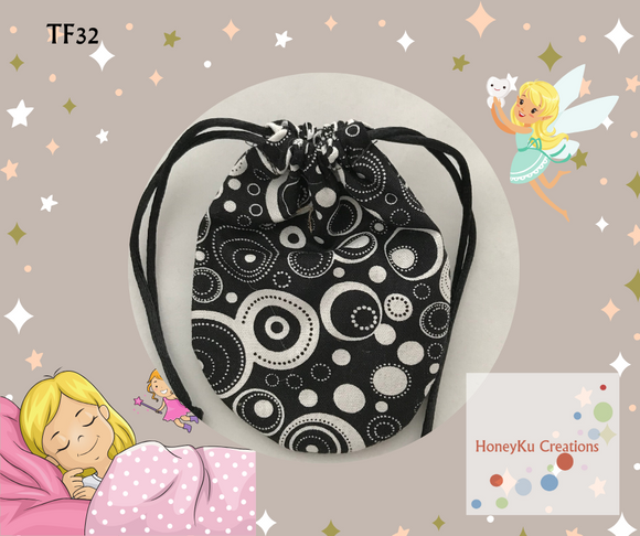 Small rounded drawstring bag TF32