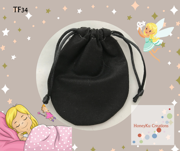 Small rounded drawstring bag TF34