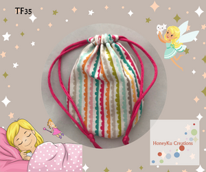 Small rounded drawstring bag TF35