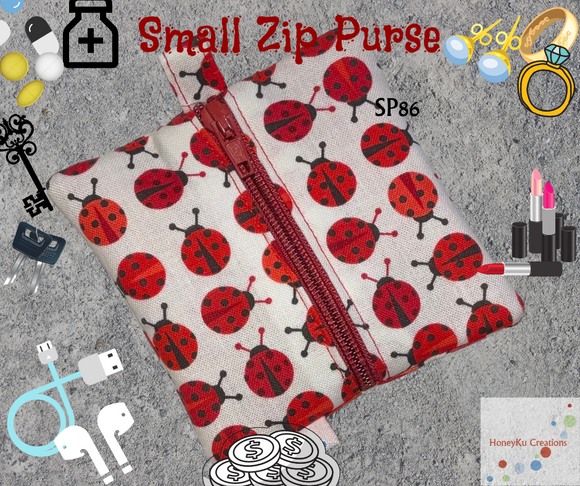 Small Zipper Purse sp86